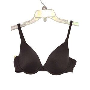 Maidenform Inspirations Black Padded Bra with Gold Beads Accent Women's Size 36B